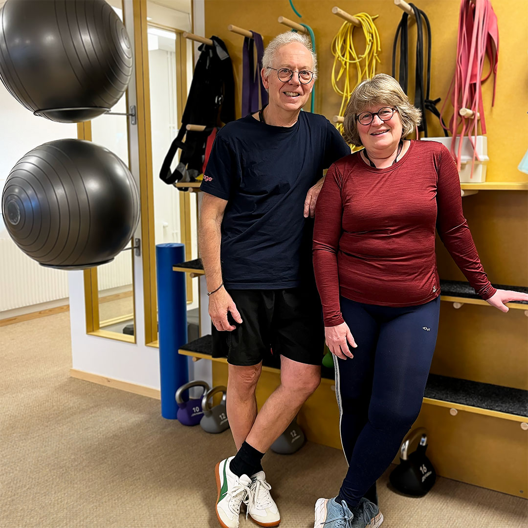 Eva och Åke, här kan vi träna tillsammans
