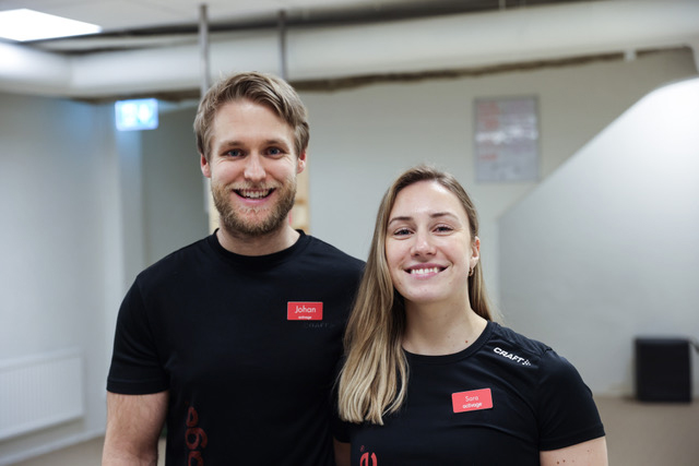 Sara och Johan på Activage Sankt Eriksgatan